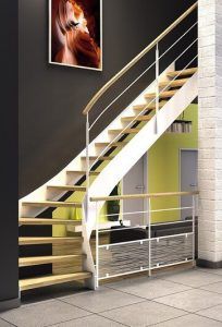 Escaliers métalliques avec soudure
